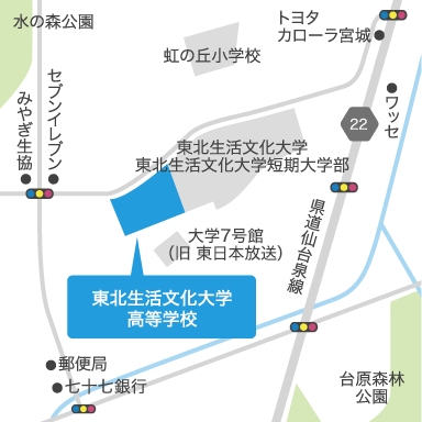 周辺拡大マップを図で紹介しています